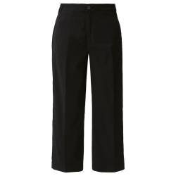 s.Oliver Damen Culotte 7/8 Baumwollhose soft black 38 von s. Oliver