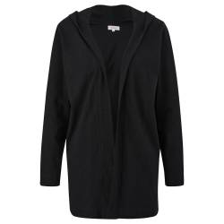 s.Oliver Damen Hoodie Shirtjacke black melange 36 von s. Oliver