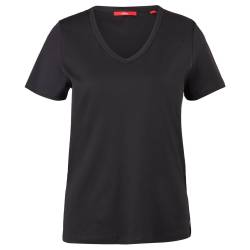 s.Oliver Damen T-Shirt black basic 36 von s. Oliver