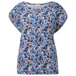 s.Oliver Damen T-Shirt navy flower print 44 von s. Oliver