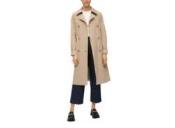 Sommerjacke S.OLIVER BLACK LABEL Gr. 46, beige (dk beige) Damen Jacken Lange mit Bindegürtel von s.Oliver BLACK LABEL