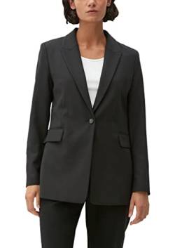 s.Oliver BLACK LABEL Damen 150.10.108.15.152.2103528 Blazer, Schwarz (Schwarz 9999), 34 von s.Oliver BLACK LABEL