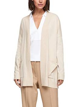 s.Oliver BLACK LABEL Damen 150.11.899.17.150.2102756 Strickjacke, Beige Melange, 42 EU von s.Oliver BLACK LABEL