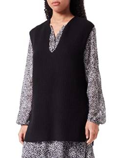 s.Oliver BLACK LABEL Damen 2118296 Strickpullunder, Schwarz, S EU von s.Oliver BLACK LABEL