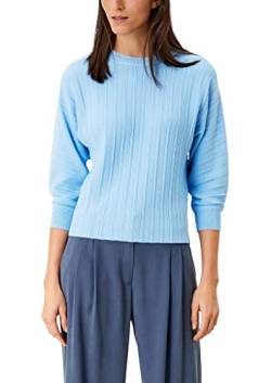 s.Oliver BLACK LABEL Damen 3/4 Arm Regular Fit Pullover Sweater, Light Blue, 40 EU von s.Oliver BLACK LABEL