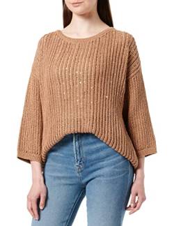 s.Oliver BLACK LABEL Damen 3/4 Pullover 3 4 Arm, Brown, L EU von s.Oliver BLACK LABEL