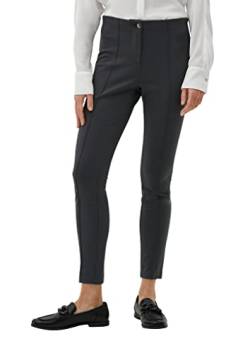 s.Oliver BLACK LABEL Damen Broek 7/8 Hosen 7 8, Grau, 42 EU von s.Oliver BLACK LABEL