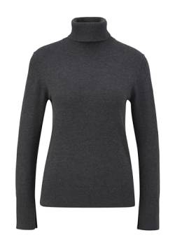 s.Oliver BLACK LABEL Damen Rollkragen Pullover Grey, 48 von s.Oliver BLACK LABEL