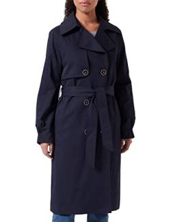 s.Oliver BLACK LABEL Damen Trenchcoat, Blau, 38 EU von s.Oliver BLACK LABEL