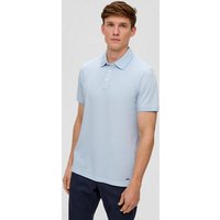 s.Oliver BLACK LABEL Kurzarmshirt Poloshirt mit Piquêstruktur von s.Oliver BLACK LABEL