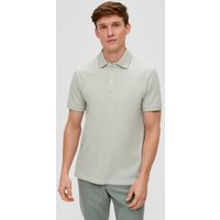 s.Oliver BLACK LABEL Kurzarmshirt Poloshirt mit Piquêstruktur von s.Oliver BLACK LABEL