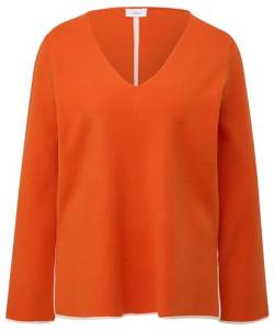 s.Oliver BLACK LABEL Pullover mit V-Ausschnitt, Orange(23x3), 44 von s.Oliver BLACK LABEL