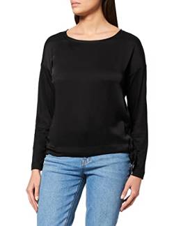 s.Oliver BLACK LABEL Women's 7/8 Arm Loose FIT T-Shirt, True Black, 36 von s.Oliver BLACK LABEL