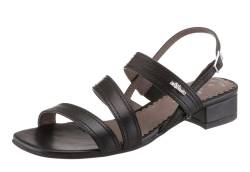 Große Größen: s.Oliver RED LABEL Riemchensandalette, schwarz, Gr.39 von s.Oliver RED LABEL FM