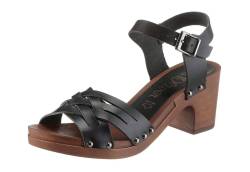 Große Größen: s.Oliver RED LABEL Riemchensandalette, schwarz, Gr.41 von s.Oliver RED LABEL FM