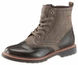 Große Größen: s.Oliver RED LABEL Schnürboots, khaki, Gr.38 von s.Oliver RED LABEL FM