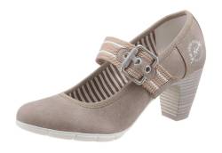 Große Größen: s.Oliver RED LABEL Spangenpumps, taupe, Gr.39 von s.Oliver RED LABEL FM