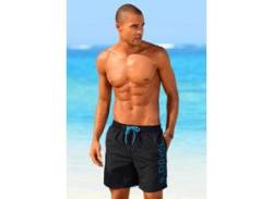 Badeshorts S.OLIVER Gr. XL (54/56), N-Gr, schwarz Herren Badehosen Badeshorts von s.Oliver