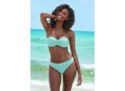 Bügel-Bandeau-Bikini S.OLIVER "Cho" Gr. 34, Cup D, grün (mint) Damen Bikini-Sets Ocean Blue von s.Oliver