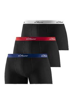 s.Oliver 3er-Pack klassischer Jersey Boxershorts für Herren - Komfort und Stil für jeden Tag von s.Oliver