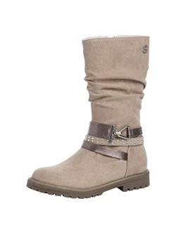 s.Oliver 5-5-45603-29 Halblange Stiefel, Taupe, 34 EU von s.Oliver