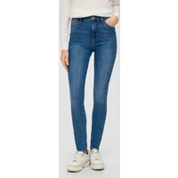 s.Oliver 5-Pocket-Jeans Jeans Anny / Super Skinny Fit / High Rise / Super Skinny Leg Leder-Patch von s.Oliver