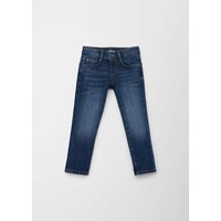 s.Oliver 5-Pocket-Jeans Jeans Brad / Slim Fit / Mid Rise / Slim Leg Waschung, Kontrastnähte von s.Oliver