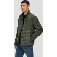 s.Oliver Allwetterjacke Softshelljacke mit Kontrastdetails Label-Patch von s.Oliver