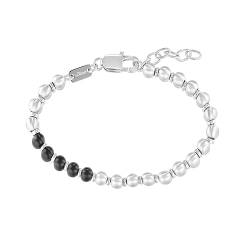 s.Oliver Armband Edelstahl Herren Armschmuck, 19+3 cm, Silber, Kommt in Schmuck Geschenk Box, 2036859 von s.Oliver