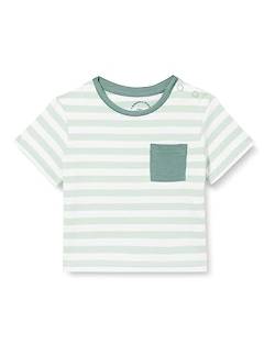 s.Oliver Baby - Jungen 10.1.14.12.130.2130803 T-Shirt kurzarm, türkis|weiß 60G1, 80 von s.Oliver