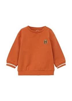 s.Oliver Baby - Jungen 2118425 Sweatshirt, Orange #D9603b, 74 von s.Oliver