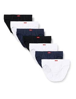 s.Oliver Change Daily: 7er Pack Klassische Slip-Unterhosen in schwarz/weiß/Navy – ultimativer Komfort für jeden Tag von s.Oliver