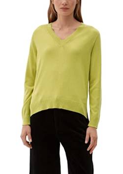 s.Oliver Damen 10.2.11.17.170.2118888 Pullover mit V-Neck, Gelb, 38 von s.Oliver