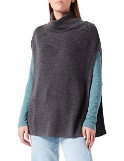 s.Oliver Damen 10.2.17.15.158.2125185 Poncho, Grey/Black, Einheitsgröße EU von s.Oliver