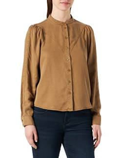 s.Oliver Damen 120.10.202.10.100.2110312 Blouse, Khaki, 46 EU von s.Oliver