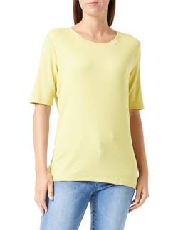 s.Oliver Damen 2136194 T-Shirt kurzarm, Gelb, 40 von s.Oliver