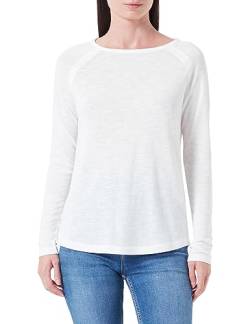 s.Oliver Damen 2136360 T-Shirt langarm, Weiß , 34 von s.Oliver