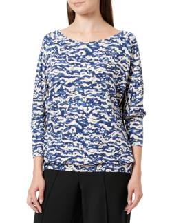 s.Oliver Damen 2137218 T-Shirt langarm, Blau, 38 von s.Oliver