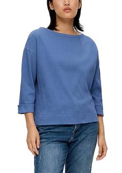 s.Oliver Damen 2138191 T-Shirt 3/4 Arm, Blau , 34 von s.Oliver