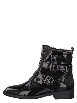 s.Oliver Damen 25365-31 Biker Boots, Schwarz (Black Patent 18), 36 EU von s.Oliver