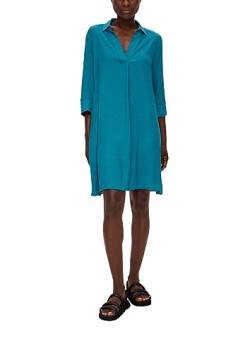 s.Oliver Damen Blusenkleid Blue Green 34 von s.Oliver