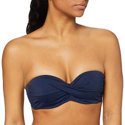 s.Oliver Damen Bügel-Bandeau-Top JPF-27 Bikinioberteil, Marineblau (Marine 24), 38C von s.Oliver