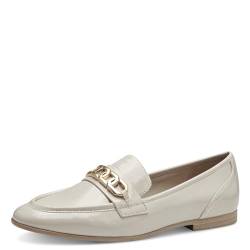 s.Oliver Damen Loafer ohne Absatz Klassisch Elegant, Beige (Nude), 37 von s.Oliver