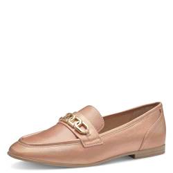 s.Oliver Damen Loafer ohne Absatz Klassisch Elegant, Gold (Champagne), 37 von s.Oliver