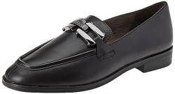 s.Oliver Damen Loafer ohne Absatz aus Leder Spitz Schwarz (Black Nappa), 36 von s.Oliver