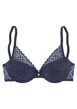 s.Oliver Damen PB4200 Push-Up-BH, darkblue, 75B von s.Oliver