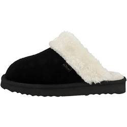 s.Oliver Damen Pantoffeln zum Reinschlüpfen Flauschig Schwarz (Black 1), 40 EU von s.Oliver