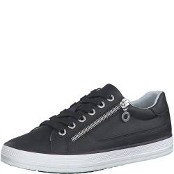 s.Oliver Damen Schnürschuhe Moderne Sneaker Reißverschluss 5-23615-30, Größe:38 EU, Farbe:Blau von s.Oliver