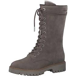 s.Oliver Damen Schnürstiefel ohne Absatz aus Kunstleder Gefüttert Vegan Braun (Taupe), 36 von s.Oliver