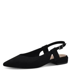 s.Oliver Damen Slingpumps Spitz Vegan, Schwarz (Black), 38 von s.Oliver